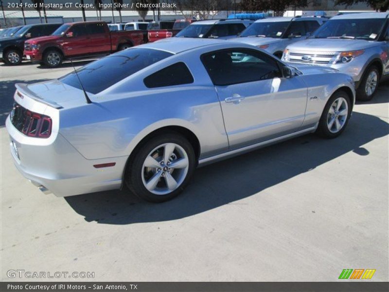 Ingot Silver / Charcoal Black 2014 Ford Mustang GT Coupe