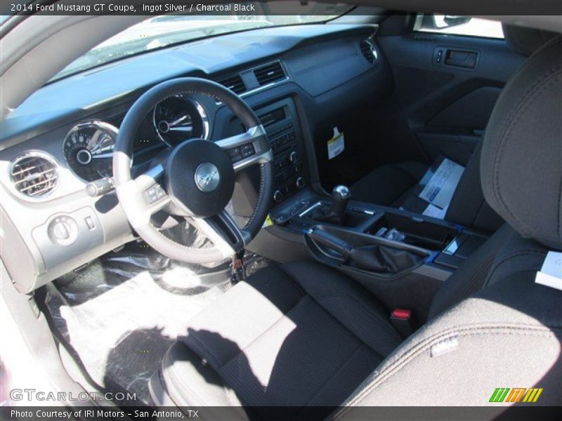 Ingot Silver / Charcoal Black 2014 Ford Mustang GT Coupe