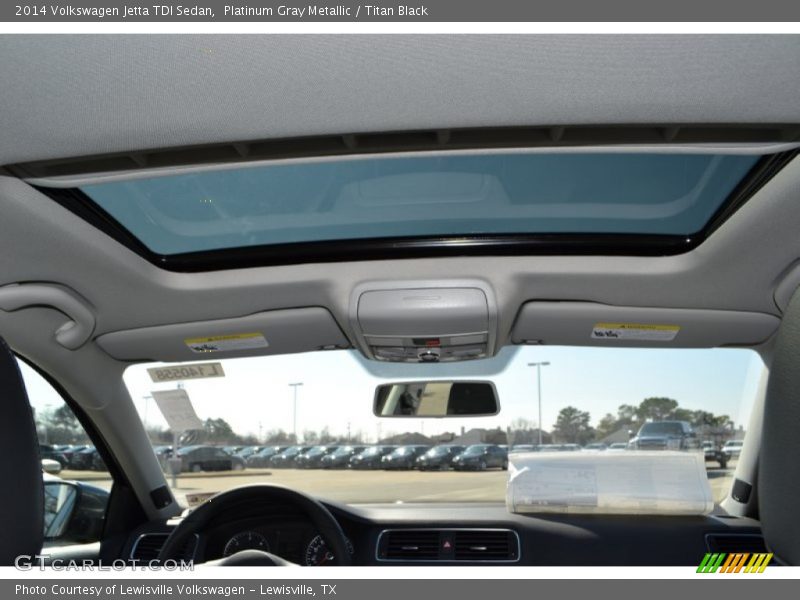 Platinum Gray Metallic / Titan Black 2014 Volkswagen Jetta TDI Sedan