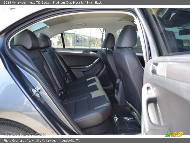 Platinum Gray Metallic / Titan Black 2014 Volkswagen Jetta TDI Sedan