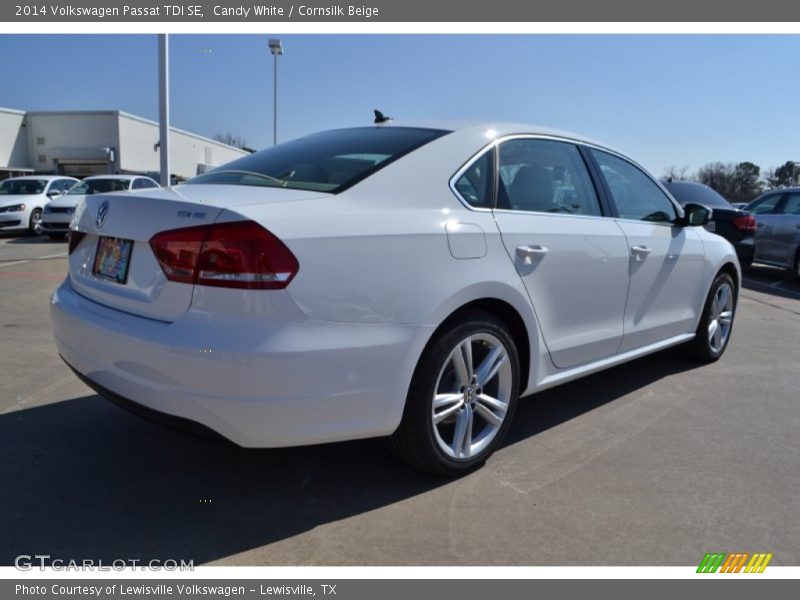 Candy White / Cornsilk Beige 2014 Volkswagen Passat TDI SE