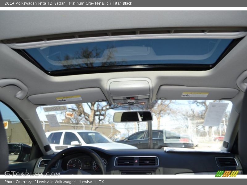 Platinum Gray Metallic / Titan Black 2014 Volkswagen Jetta TDI Sedan