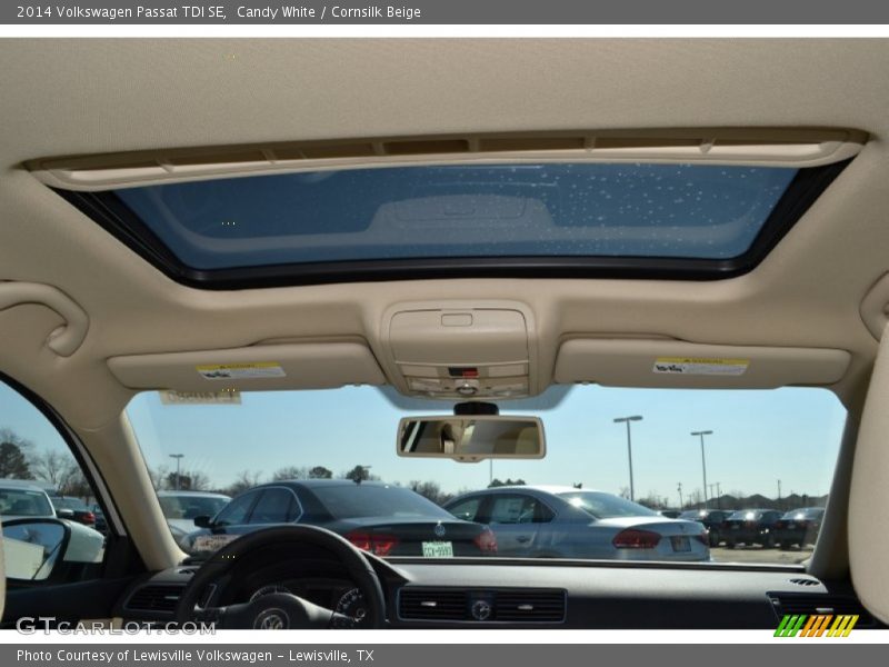 Candy White / Cornsilk Beige 2014 Volkswagen Passat TDI SE