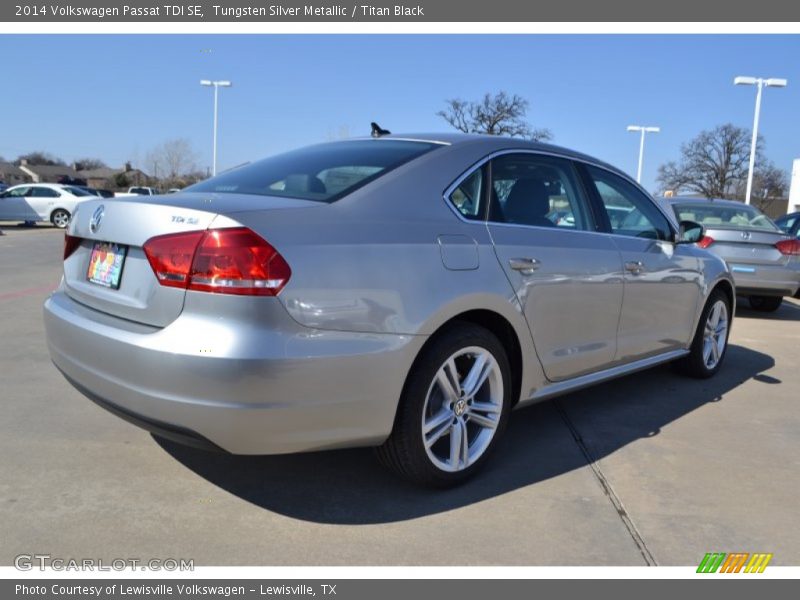 Tungsten Silver Metallic / Titan Black 2014 Volkswagen Passat TDI SE