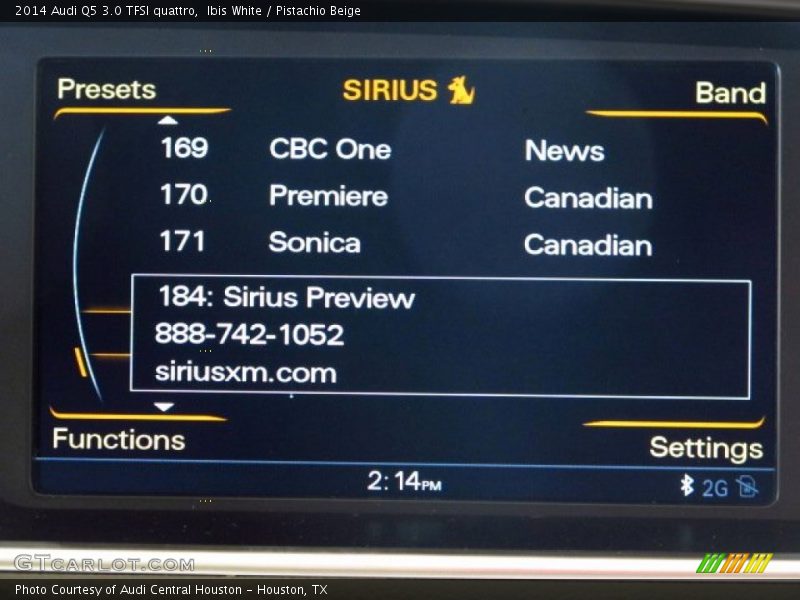 Ibis White / Pistachio Beige 2014 Audi Q5 3.0 TFSI quattro