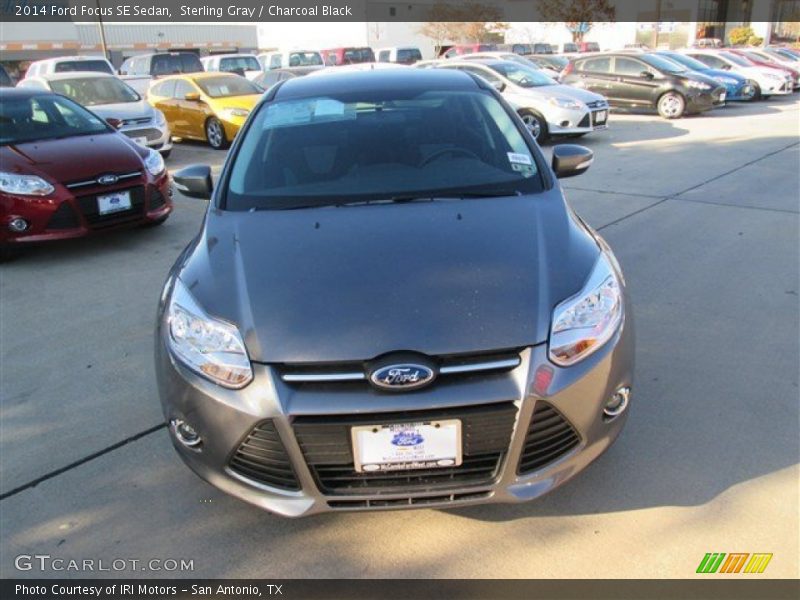 Sterling Gray / Charcoal Black 2014 Ford Focus SE Sedan