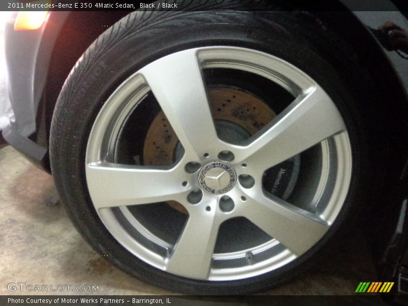 Black / Black 2011 Mercedes-Benz E 350 4Matic Sedan