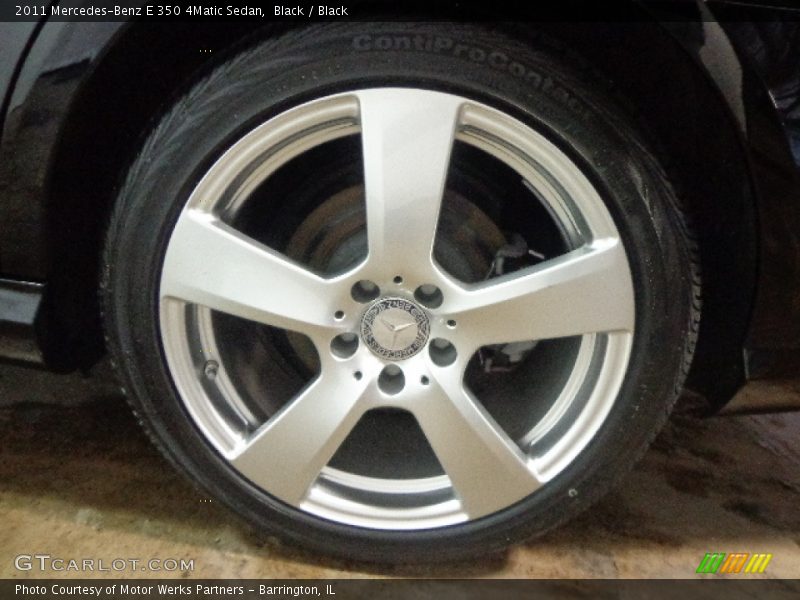 Black / Black 2011 Mercedes-Benz E 350 4Matic Sedan