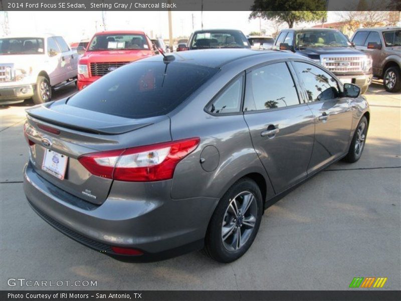 Sterling Gray / Charcoal Black 2014 Ford Focus SE Sedan