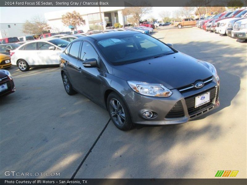 Sterling Gray / Charcoal Black 2014 Ford Focus SE Sedan