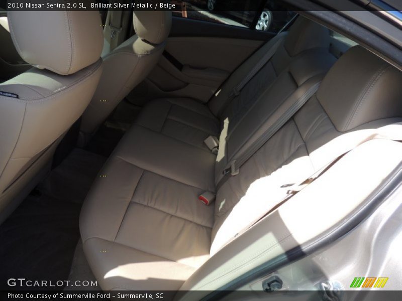 Brilliant Silver Metallic / Beige 2010 Nissan Sentra 2.0 SL