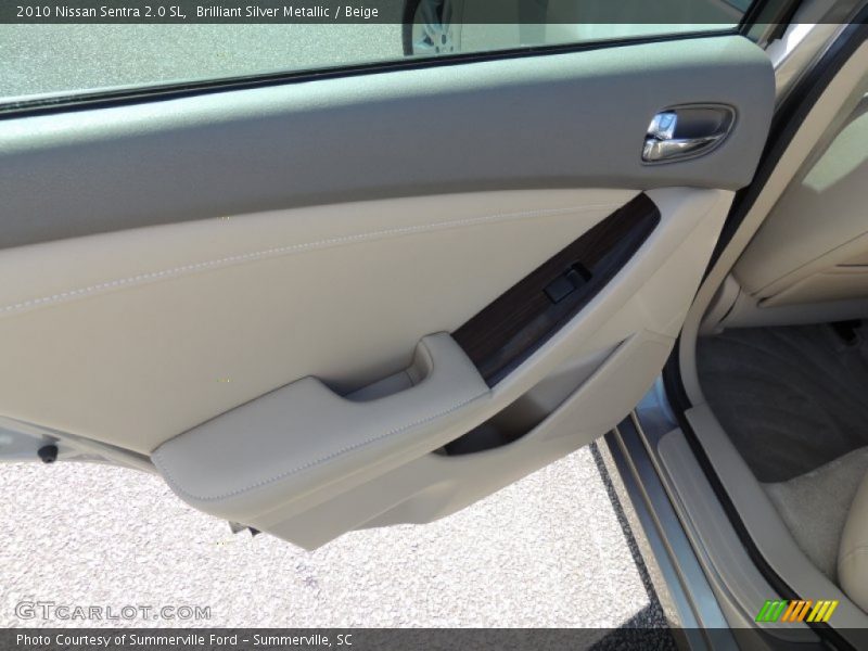 Brilliant Silver Metallic / Beige 2010 Nissan Sentra 2.0 SL