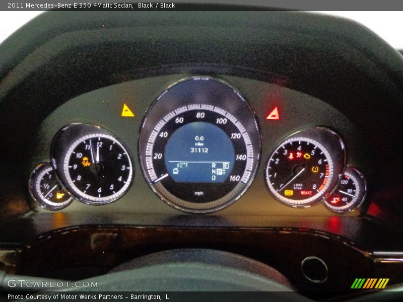 Black / Black 2011 Mercedes-Benz E 350 4Matic Sedan