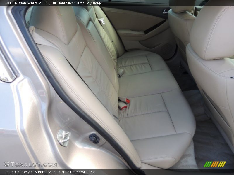 Brilliant Silver Metallic / Beige 2010 Nissan Sentra 2.0 SL
