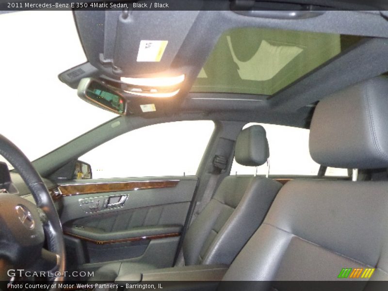 Black / Black 2011 Mercedes-Benz E 350 4Matic Sedan