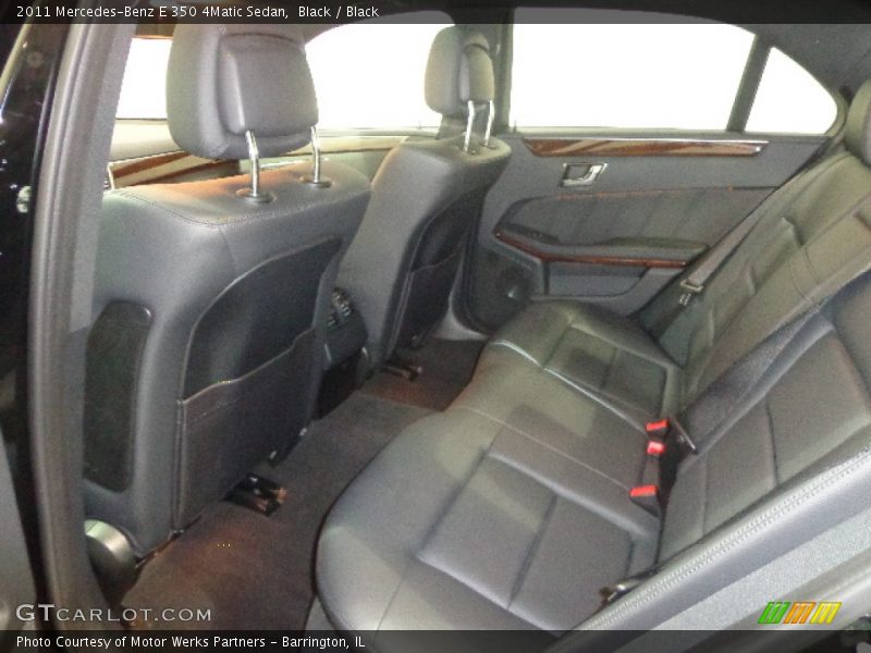Black / Black 2011 Mercedes-Benz E 350 4Matic Sedan