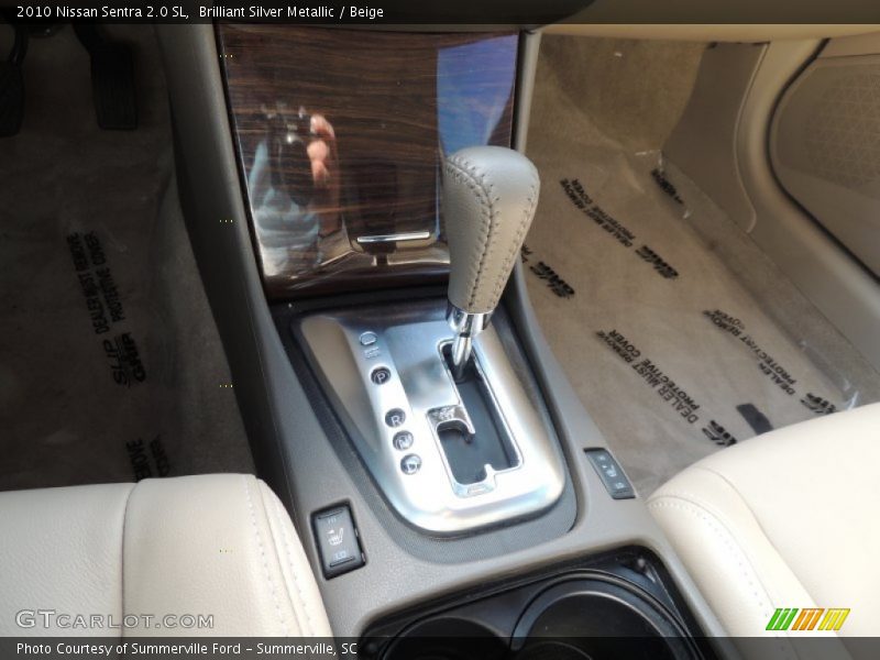 Brilliant Silver Metallic / Beige 2010 Nissan Sentra 2.0 SL