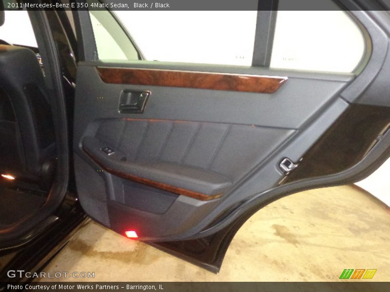 Black / Black 2011 Mercedes-Benz E 350 4Matic Sedan