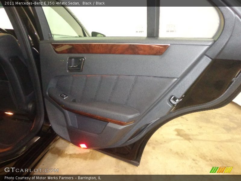 Black / Black 2011 Mercedes-Benz E 350 4Matic Sedan