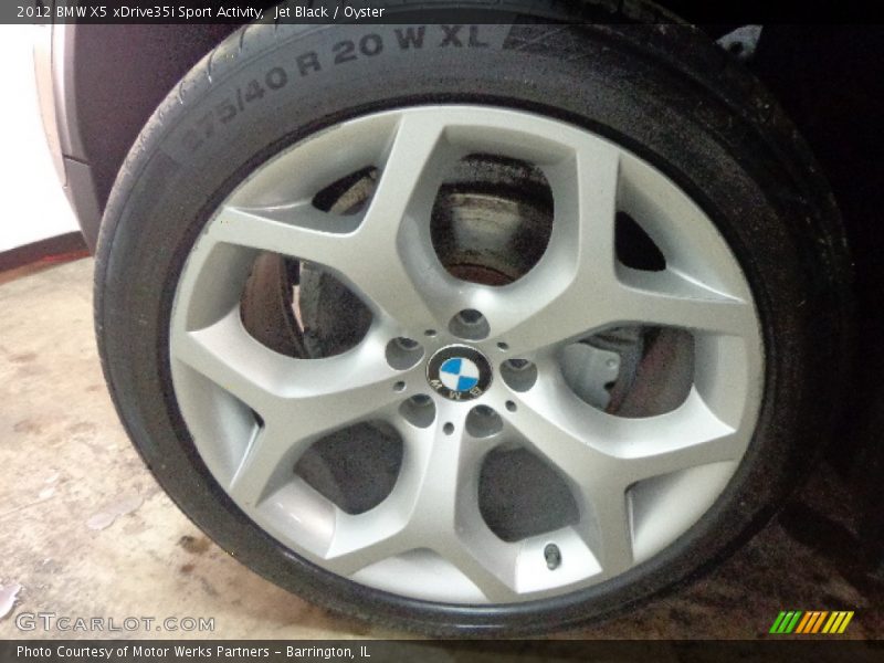 Jet Black / Oyster 2012 BMW X5 xDrive35i Sport Activity