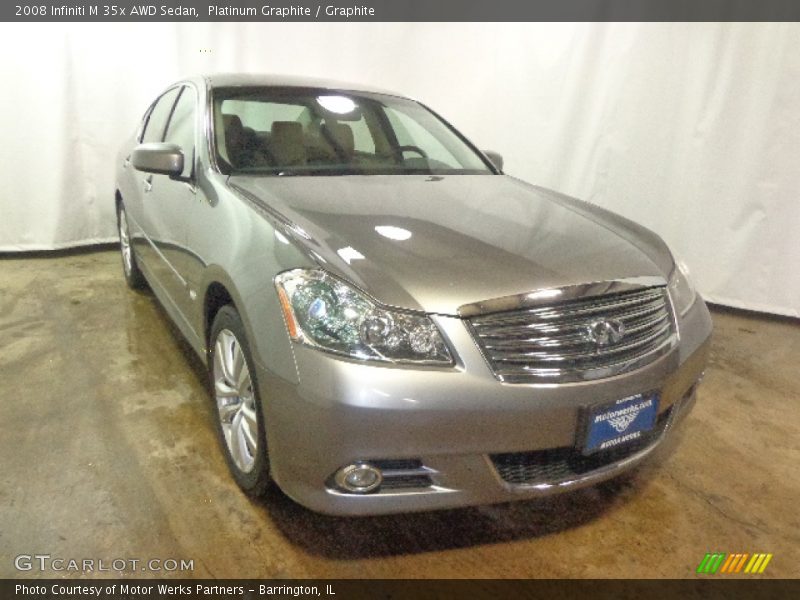 Platinum Graphite / Graphite 2008 Infiniti M 35x AWD Sedan