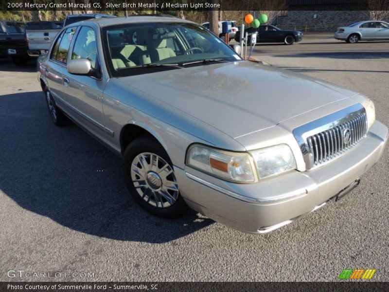 Silver Birch Metallic / Medium Light Stone 2006 Mercury Grand Marquis GS