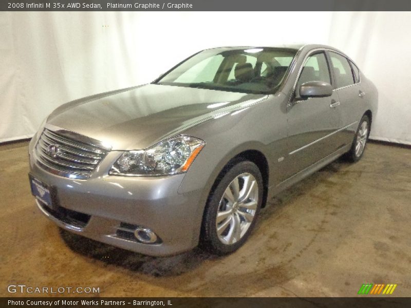 Platinum Graphite / Graphite 2008 Infiniti M 35x AWD Sedan