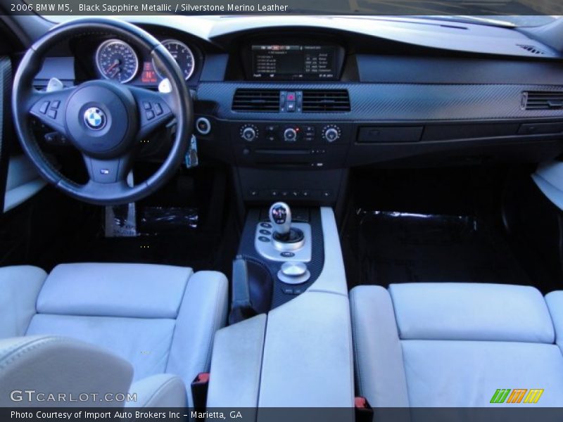Black Sapphire Metallic / Silverstone Merino Leather 2006 BMW M5