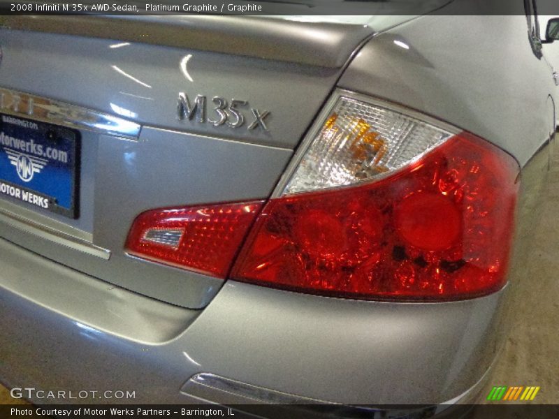 Platinum Graphite / Graphite 2008 Infiniti M 35x AWD Sedan