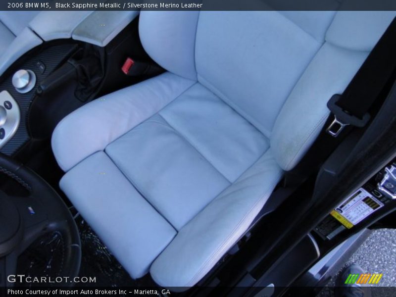 Black Sapphire Metallic / Silverstone Merino Leather 2006 BMW M5