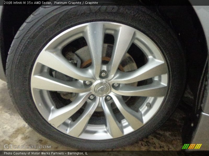 Platinum Graphite / Graphite 2008 Infiniti M 35x AWD Sedan