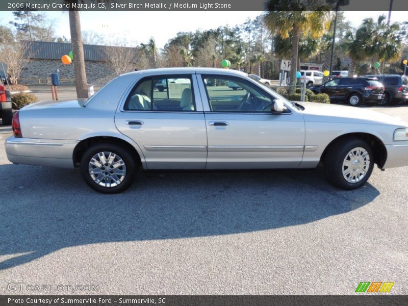 Silver Birch Metallic / Medium Light Stone 2006 Mercury Grand Marquis GS