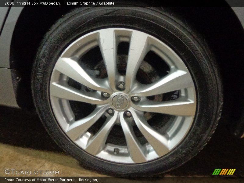 Platinum Graphite / Graphite 2008 Infiniti M 35x AWD Sedan
