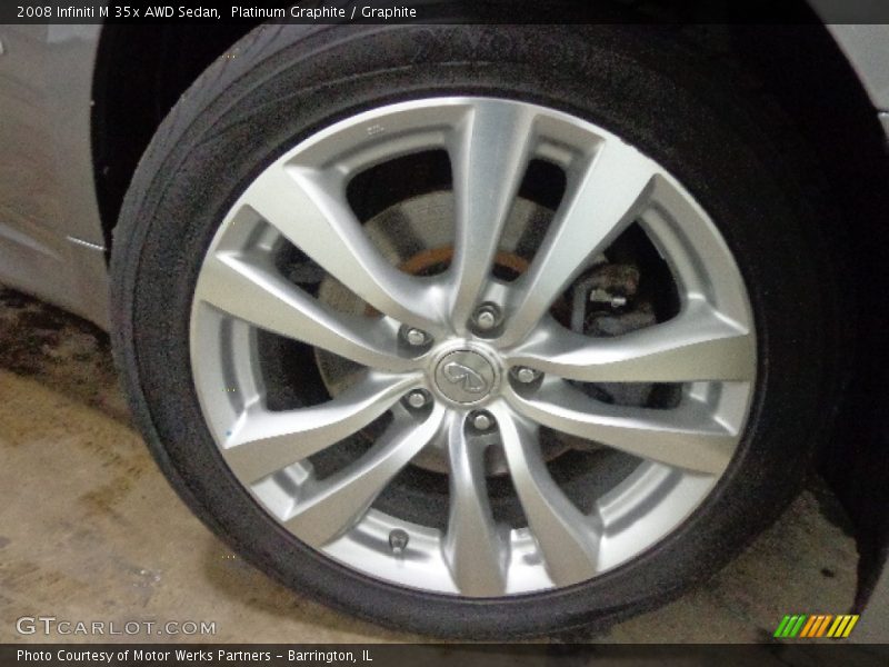 Platinum Graphite / Graphite 2008 Infiniti M 35x AWD Sedan