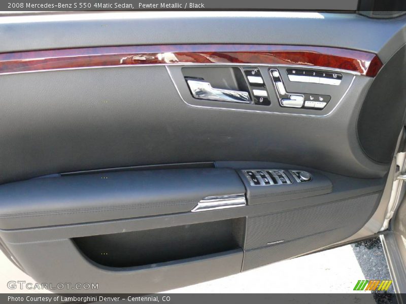 Pewter Metallic / Black 2008 Mercedes-Benz S 550 4Matic Sedan