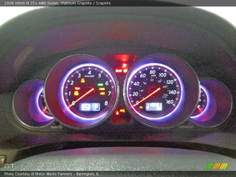 Platinum Graphite / Graphite 2008 Infiniti M 35x AWD Sedan