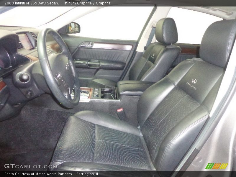 Platinum Graphite / Graphite 2008 Infiniti M 35x AWD Sedan