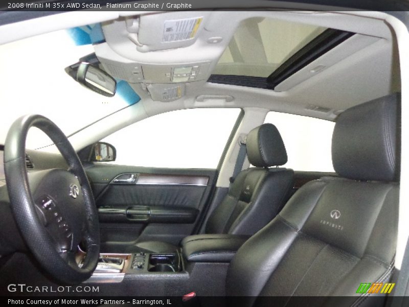 Platinum Graphite / Graphite 2008 Infiniti M 35x AWD Sedan