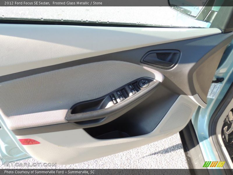 Frosted Glass Metallic / Stone 2012 Ford Focus SE Sedan