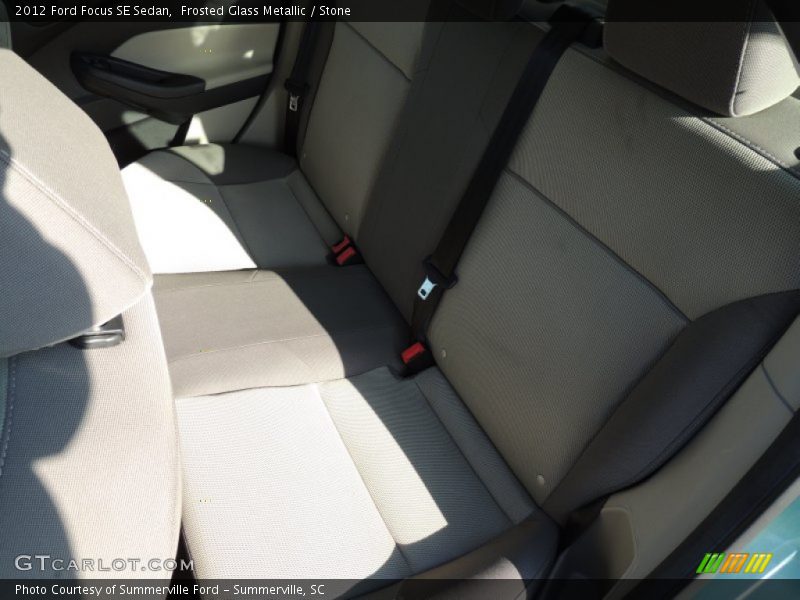 Frosted Glass Metallic / Stone 2012 Ford Focus SE Sedan