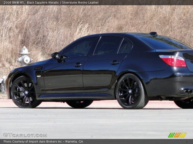 Black Sapphire Metallic / Silverstone Merino Leather 2006 BMW M5