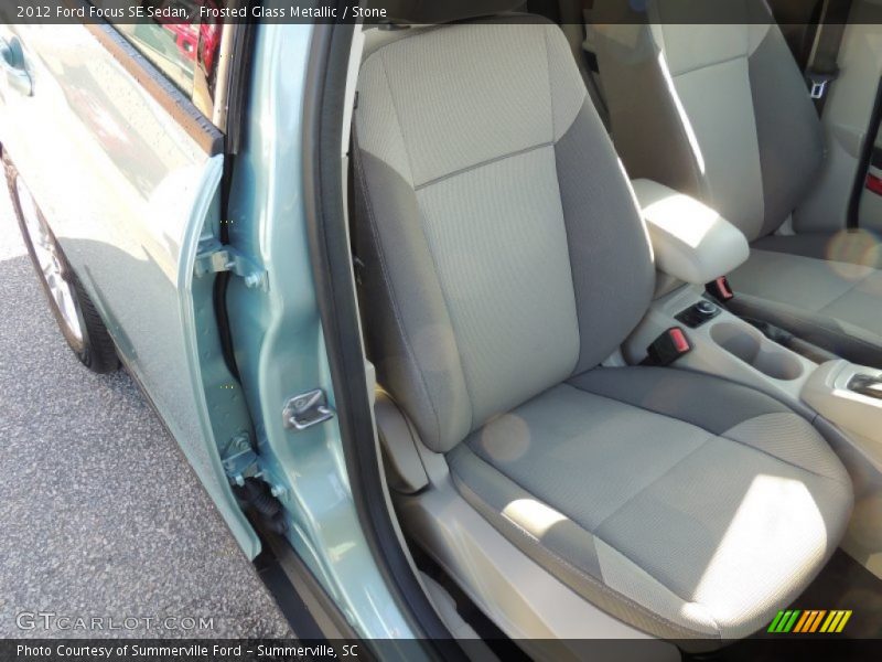 Frosted Glass Metallic / Stone 2012 Ford Focus SE Sedan