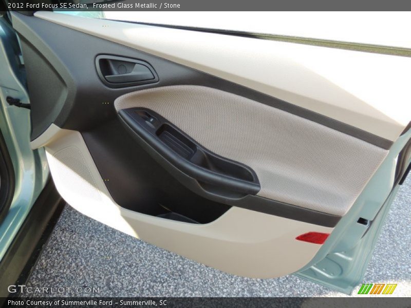 Frosted Glass Metallic / Stone 2012 Ford Focus SE Sedan