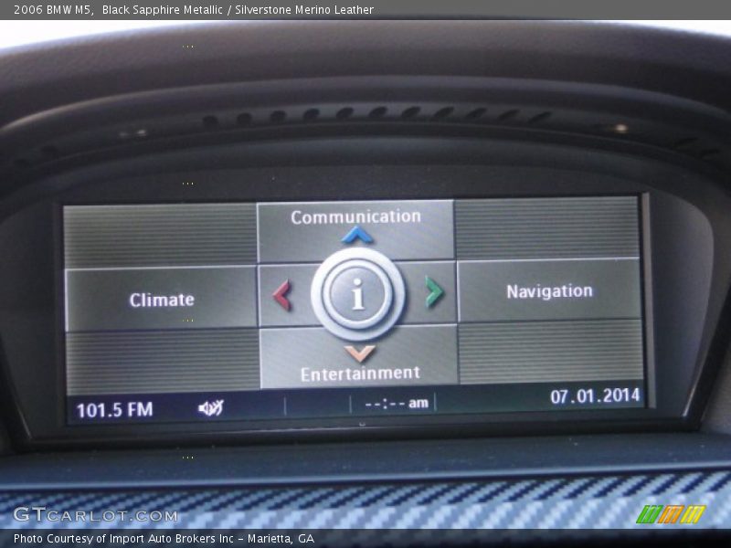 Black Sapphire Metallic / Silverstone Merino Leather 2006 BMW M5