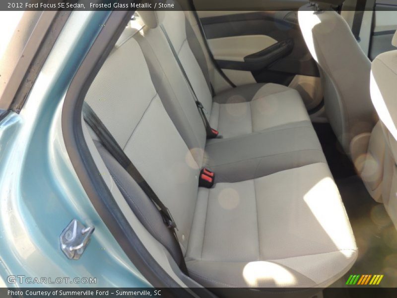 Frosted Glass Metallic / Stone 2012 Ford Focus SE Sedan