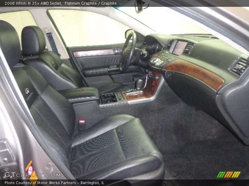 Platinum Graphite / Graphite 2008 Infiniti M 35x AWD Sedan