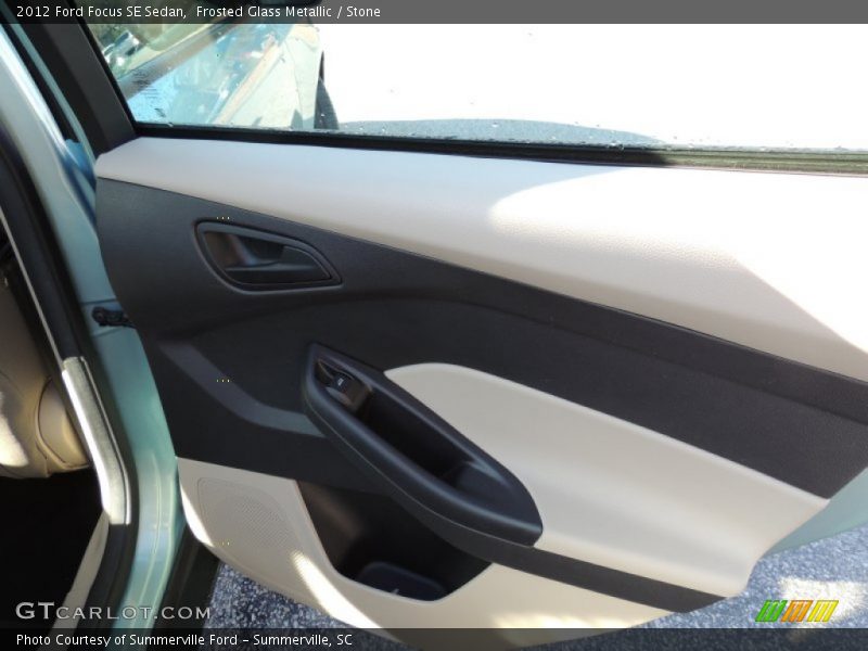 Frosted Glass Metallic / Stone 2012 Ford Focus SE Sedan