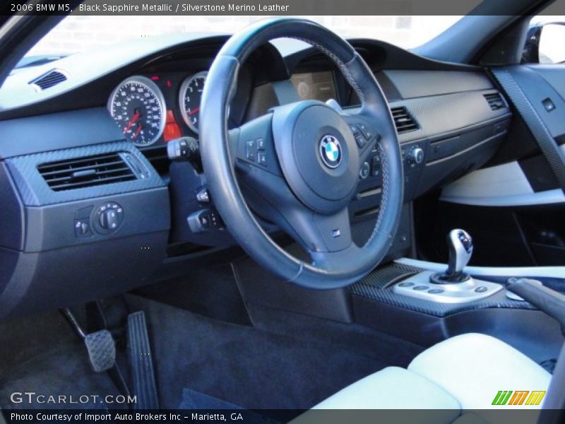 Black Sapphire Metallic / Silverstone Merino Leather 2006 BMW M5