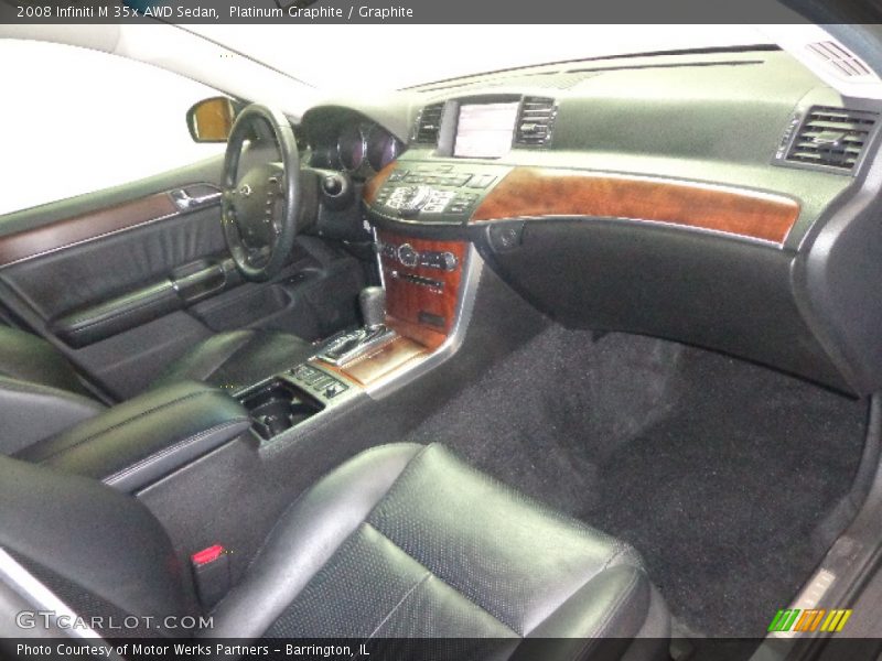 Platinum Graphite / Graphite 2008 Infiniti M 35x AWD Sedan