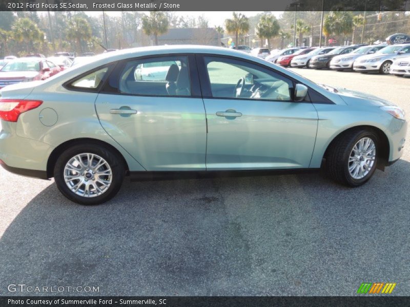 Frosted Glass Metallic / Stone 2012 Ford Focus SE Sedan